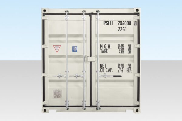 1008-SALE-20FT-STD-ONE-TRIP-RAL-9003-front-960x640-1-600x400-1.jpg 20Ft Shipping Container (One Trip) – White