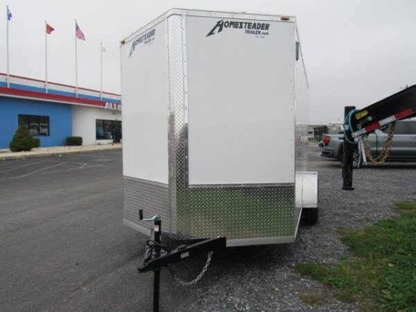 Homesteader 7 x 14 V-Nose Enclosed Trailer – 12″ Added Height