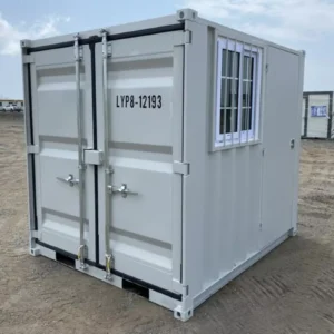 NEW-8ft-Small-Cubic-Shipping-Container.webp 8ft Cubic Shipping Container w/Door+Window 8’Lx6.7’Wx7.4’H