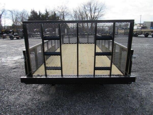 Premier-7x16-Landscape-Utility-Trailer-10K-GVW-Rear-Ramp-Gate-Mesh-Sides-1.jpg Premier 7 x 16 Landscape Utility Trailer – HD Ramp Gate