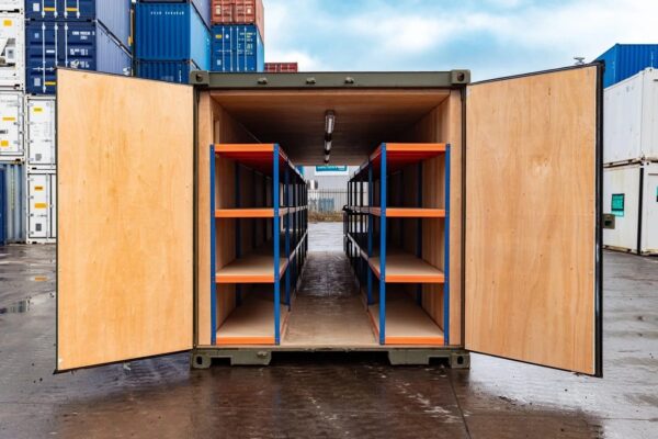 Tunnel-Container-Double-End-Door-intterior.jpeg 40Ft X 8Ft One Trip Tunnel Container Double End Door