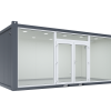 6×3.2m Glass Container, 1 Glass Wall