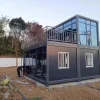 Two Floor Container House Kit with Glass Walls – Modern Double-Storey Modular Home