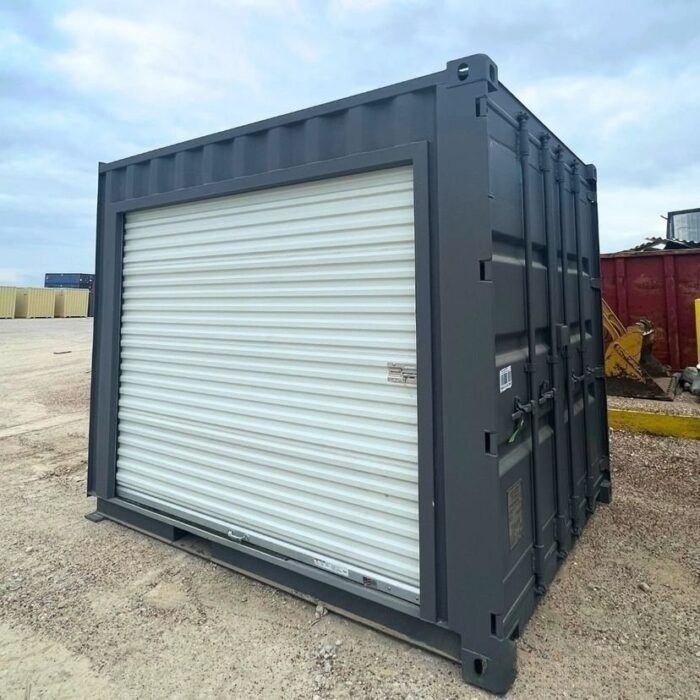 10 Ft Shipping Container With Roll Up Doors available for sale - Image 3