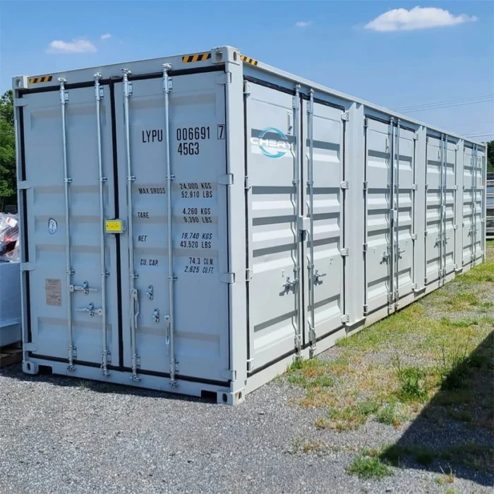 NEW 40ft High Cube Shipping Container – Open Side 4 Doors - Image 3
