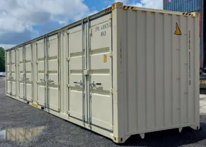 New One Trip 40ft High Cube Open Side 4-Door Shipping Storage Container - Image 2